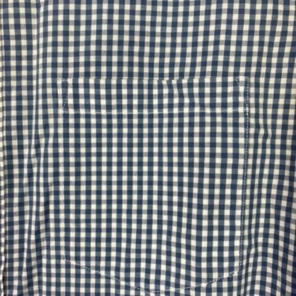 Mens J. Crew L/S 100%‎ Cotton Button-Down Shirt Blue Plaid Medium M
